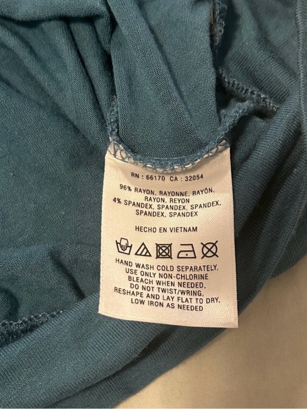 Anthropologie Deletta Cutout Sleeve Top XS Teal - Picture 8 of 8